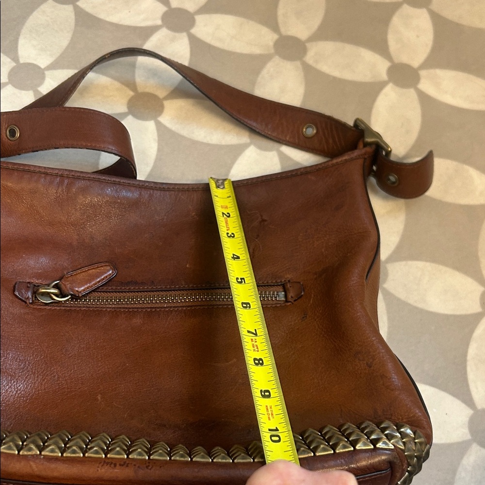 Coach VINTAGE Dark Brown Leather Shoulder Bag - Picture 11 of 13